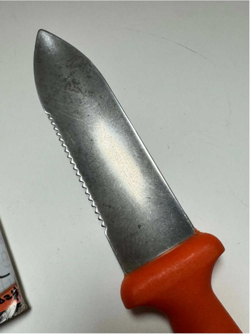 A.M. Leonard Deluxe Soil Knife Orange–Hori Hori w/ 6-Inch Stainless Steel